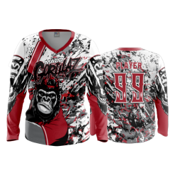 3258 FD Womens V-Neck Longsleeve THRILLA-MAD-GORILLA-2