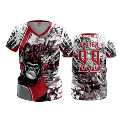 3258 FD Womens V-Neck THRILLA-MAD-GORILLA-2