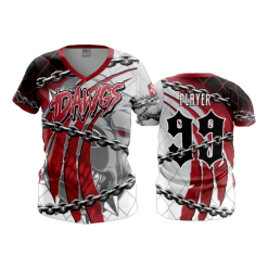 3261 FD Womens V-Neck DAWGS-2