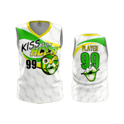 3254 FD Womens V-Neck Sleeveless KISS-OUR-ACES-2