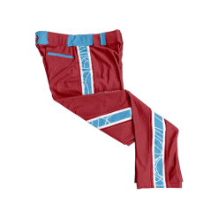 2898 CL FULL DYE CUSTOM MENS PANT SPIDER-DRAFT-RED-AQUA-WHITE