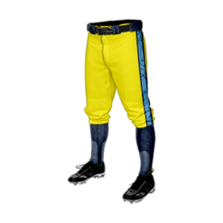 2898 CL KNICKERS CUSTOM BRAIDED BALL PANT SPIDER-DRAFT-YELLOW-NAVY-COL-1
