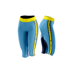 2898 FD Capri Leggings SPIDER-DRAFT-YELLOW-NAVY-COL-2