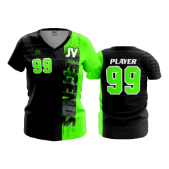 3266 FD Womens V-Neck JV-LEGENDS-1-FLO INK + $5
