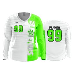 3266 FD Womens V-Neck Longsleeve JV-LEGENDS-2-FLO INK + $5
