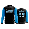 3268 FD Quarter Zip Batting Jacket LS ARCTIC-RUSH-BBALL