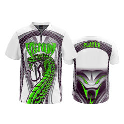 3250 FD Quarter Zip Batting Jacket SS VENOM-FLO-ADDONS-FLO INK + $5