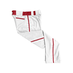 464 CL WHITE CUSTOM BRAID MENS PANT NO-TEAM-NAME-ADD