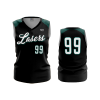 3284 FD Womens V-Neck Sleeveless LASERS-TEAL-BLACK-2022