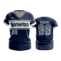 3279 FD Womens V-Neck STINGRAYS-1
