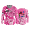 3288 FD Womens V-Neck Longsleeve TOUGH-ENOUGH-TO-WEAR-PINK