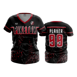 3282 FD Womens V-Neck PIKETON-FASTPITCH-1