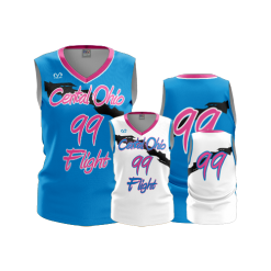 2562 FD REVERSIBLE WOMENS BBALL TOP CL CENTRAL-OHIO-FLIGHT-GIRLS