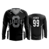 3128 FD Womens V-Neck Longsleeve OHIO-LASERS-BLACK-1