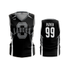 3128 FD Womens V-Neck Sleeveless OHIO-LASERS-BLACK-1