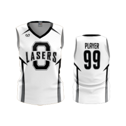 3128 FD Womens V-Neck Sleeveless OHIO-LASERS-BLACK-2