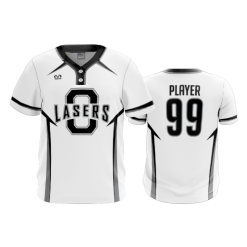 3128 FD MENS 2 BUTTON SCOOP NECK CL OHIO-LASERS-BLACK-2