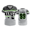 3292 FD Womens V-Neck A-SOFTBALL-TEAM-1-FLO INK + $5