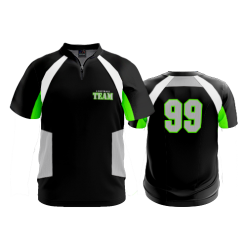 3292 CL DERBY JACKET SHORT SLEEVE A-SOFTBALL-TEAM-1-FLO INK + $5
