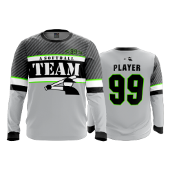 3292 FD Long Sleeve MENS A-SOFTBALL-TEAM-1-FLO INK + $5