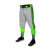 3292 CL KNICKERS CUSTOM BRAIDED BALL PANT A-SOFTBALL-TEAM-1-FLO INK + $5