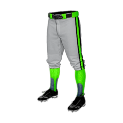 3292 CL KNICKERS CUSTOM BRAIDED BALL PANT A-SOFTBALL-TEAM-1-FLO INK + $5