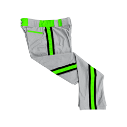 3292 CL GRAY CUSTOM BRAID MENS PANT A-SOFTBALL-TEAM-1-FLO INK + $5