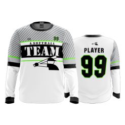 3292 FD Long Sleeve MENS A-SOFTBALL-TEAM-2-FLO INK + $5
