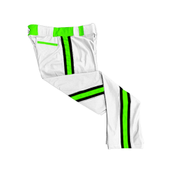 3292 CL WHITE CUSTOM BRAID MENS PANT A-SOFTBALL-TEAM-2-FLO INK + $5