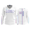 2105 FD Womens V-Neck Longsleeve HGH-2