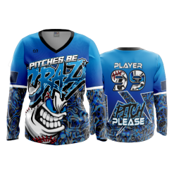 3291 FD Womens V-Neck Longsleeve PITCHES-BE-CRAZY-MENS-1