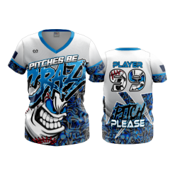 3291 FD Womens V-Neck PITCHES-BE-CRAZY-MENS-2
