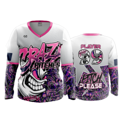 3291 FD Womens V-Neck Longsleeve PITCHES-BE-CRAZY-WOMENS-2