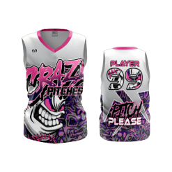 3291 FD Womens V-Neck Sleeveless PITCHES-BE-CRAZY-WOMENS-2