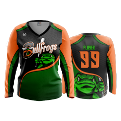 3285 FD Womens V-Neck Longsleeve BULLFROGS1