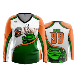 3285 FD Womens V-Neck Longsleeve BULLFROGS2