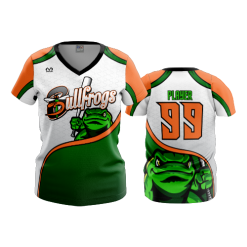 3285 FD Womens V-Neck BULLFROGS2