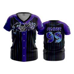 2664 FD Womens V-Neck ROYALS-1