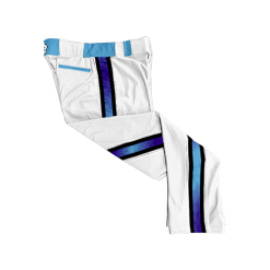 2664 CL WHITE CUSTOM BRAID MENS PANT ROYALS-2