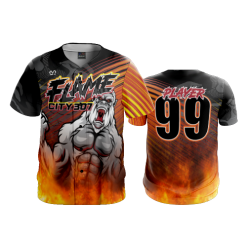 2926 FD ProTek Mens Full Button Down - CL FLAME-CITY-1