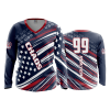 1374 FD Womens V-Neck Longsleeve CHAOS-1