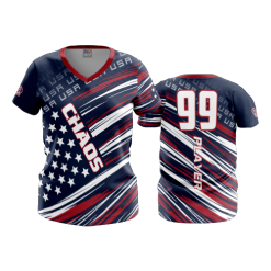 1374 FD Womens V-Neck CHAOS-1