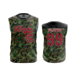 3307 FD Sport Sleeveless MENS REDHAWKS-MILITARY-1