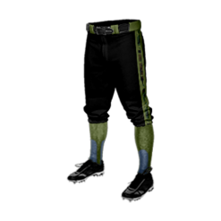 3307 CL KNICKERS CUSTOM BRAIDED BALL PANT REDHAWKS-MILITARY-1