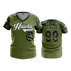 3307 FD Womens V-Neck REDHAWKS-MILITARY-2