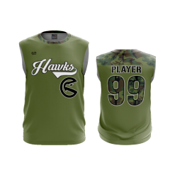 3307 FD Sport Sleeveless MENS REDHAWKS-MILITARY-2