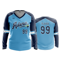 3315 FD Womens V-Neck Longsleeve ADENA-SOFTBALL-1