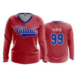 3314 FD Womens V-Neck Longsleeve HILLIARD-COLTS-2