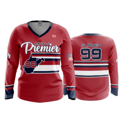 3317 FD Womens V-Neck Longsleeve MOV-PREMIER-1