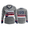 3317 FD Womens V-Neck Longsleeve MOV-PREMIER-3